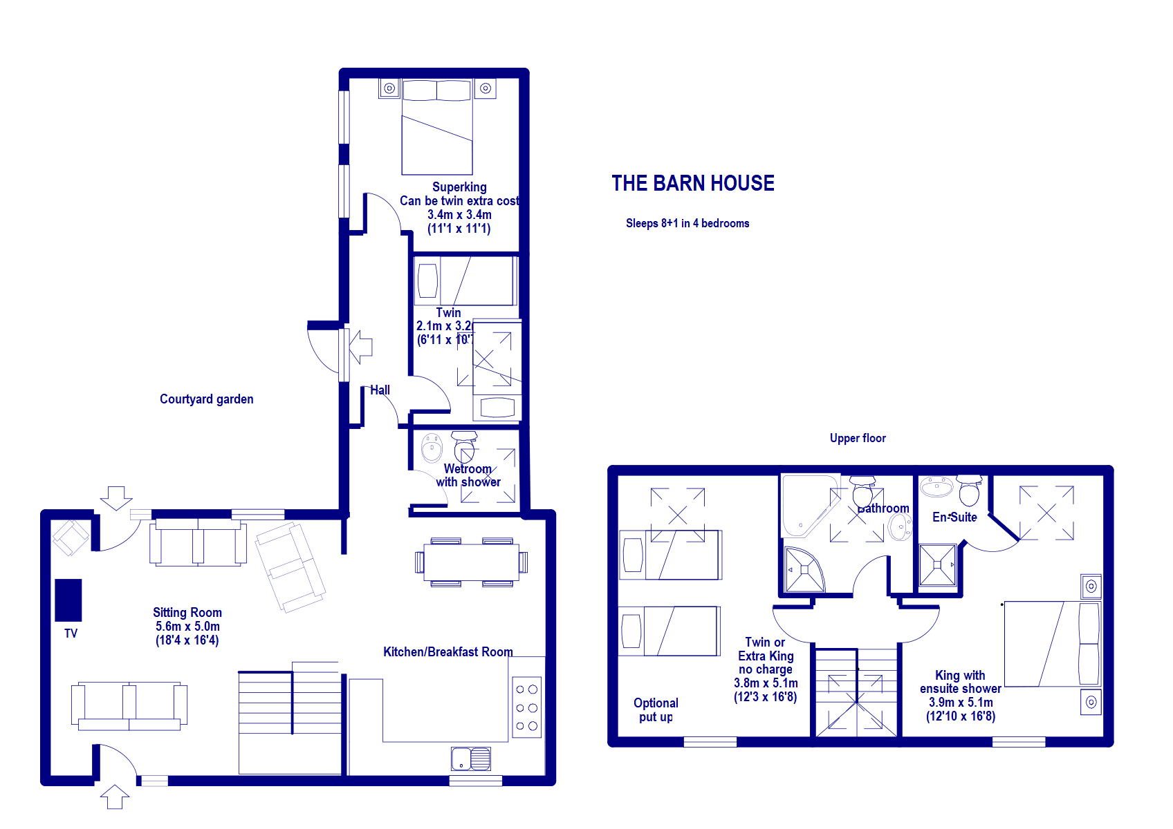 Barn House floor plan