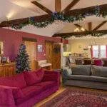 Cart House decorated for Christmas 