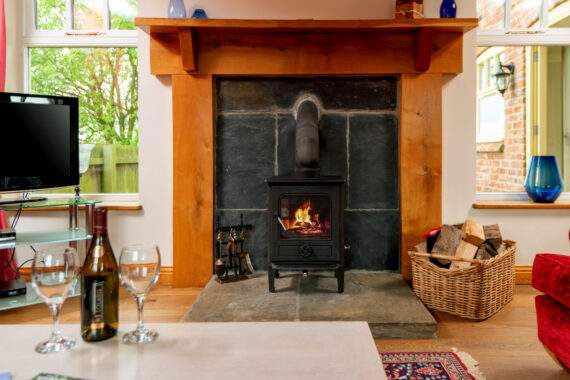 cosy wood burning stove 