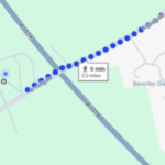 walking map to broadgate farm