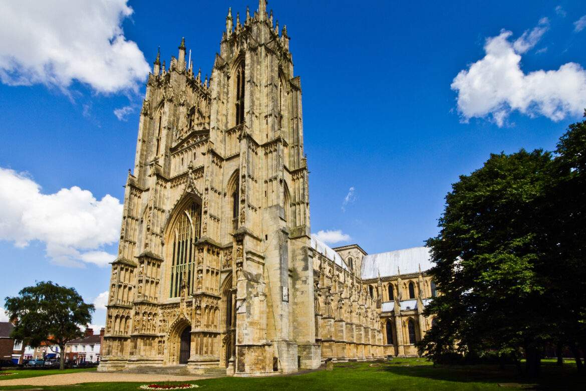 the front of beverley minster