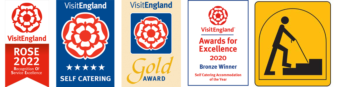 range of awards from Visit England 