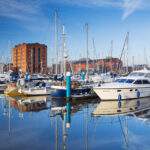 boats at the Hull marina 