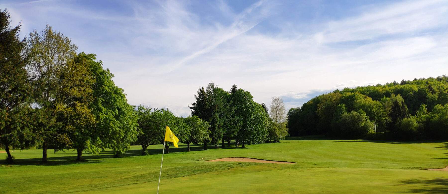 Golf course on a sunny day